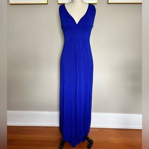 Loveappella Maxi Dress in Blue Mazarine, size XS